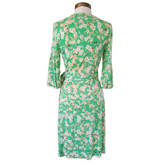 Lilly Pulitzer Silk Jersey Green Floral Midi Dress - Picture 3 of 8